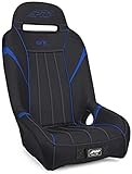 PRP Seats GT/S.E. Suspension Seat for Polaris RZR, Black and Blue, Front (A58-V)