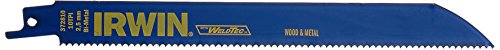 Irwin Tools IRWIN Reciprocating Saw Blades, Wood/Metal Cutting, 8-Inch, 10 TPI, 25-Pack (372810B)
