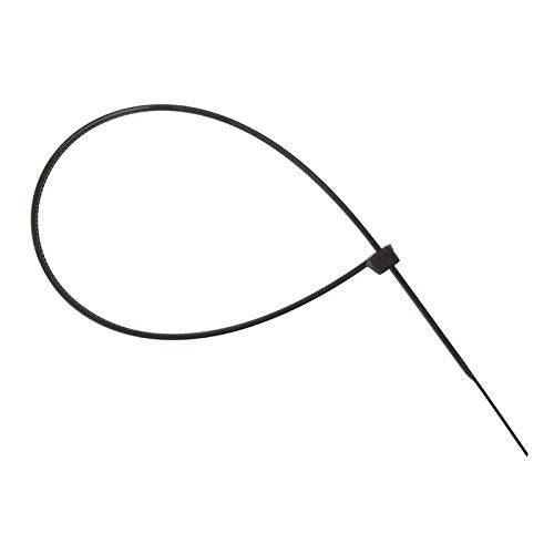 ForgeFix Cable Ties | 7.6 x 380mm | Black | Bag 100