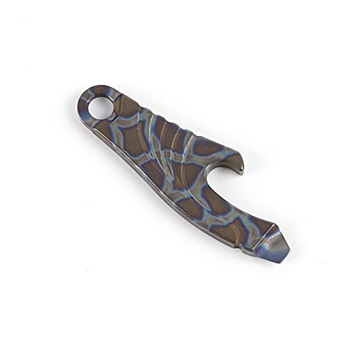 Hamans Edc Multi Tool Titanium Pry Bar With Bottle Opener Screwdriver Function (Multicolor) #TOP1