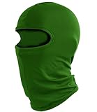 Balaclava Ski Mask Head Mask Full Face Mask Windproof Face Cover Sun UV Protection Scarf Men Women Outdoor Sport Cycling Cap (Dark Green)