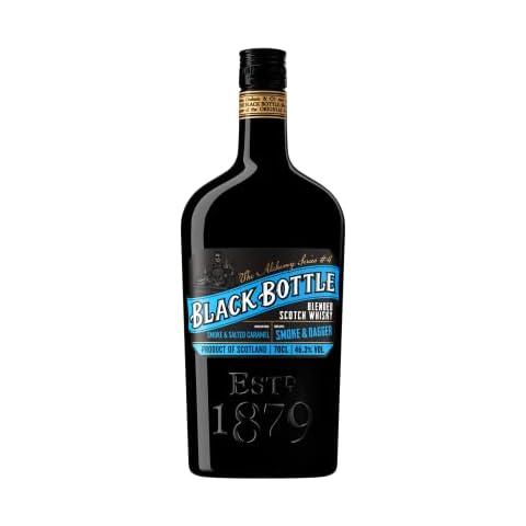 Black Bottle Smoke & Dagger Blended Scotch Whisky, 70cl | Notes of Smoke & Salted Caramel Cover