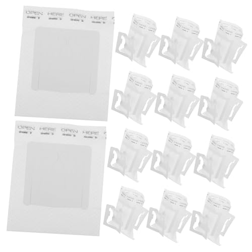 TEHAUX 50個 ドリップコーヒーフィルターバッグ入り 耐久性フィルター紙使用 使い捨てプ ポータブルカップ対応 吊り耳デザイン 自宅 オフィ