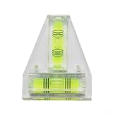 Herramienta multifuncional: el mini nivel en forma de T es esencial para una variedad de aplicaciones, todo, desde muebles hasta marcos de fotos, está perfectamente alineado.