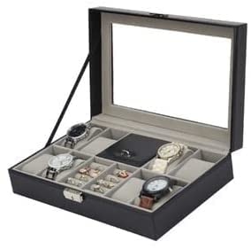 Hummnde Schmuckschatullen Pu Uhrenbox Case Organizer Ringe Display Brillante Schmuckschatulle Cover