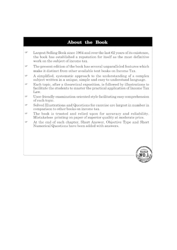 Image of Income Tax Law and Accounts, 67th Edition, Assessment Year 2026-27, Dr. H. C. Mehrotra and Dr. S. P. Goyal Legal Position as amended upto June 2026