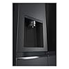 LG GSXV91MCLE, classe E, 635 l, réfrigérateur côte à côte avec InstaView, Total No Frost avec congélateur, distributeur de glace pilée et d'eau avec UVnano, DoorCooling+, LINEARCooling, Wi-Fi, noir