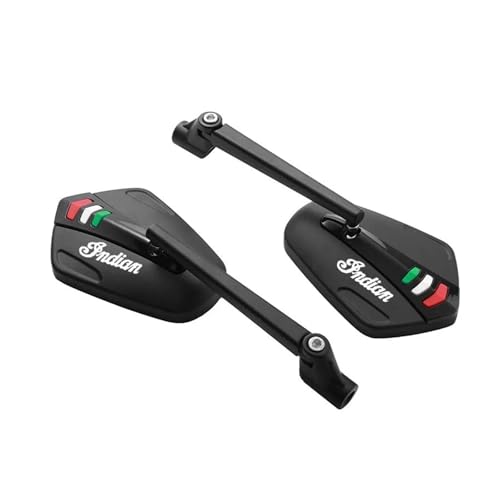 For Indische FTR 1200 S FTR1200 Carbon/Rally Chef VINTAGE Scout Motorrad Spiegel CNC Lenker Ende Rearview Außenspiegel(Indian)