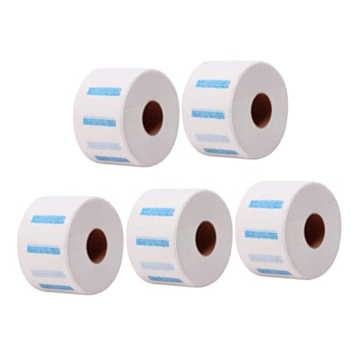 Healvian 5ボリューム使い捨てバーバーネックストリップ 防水 柔軟な髪用囲