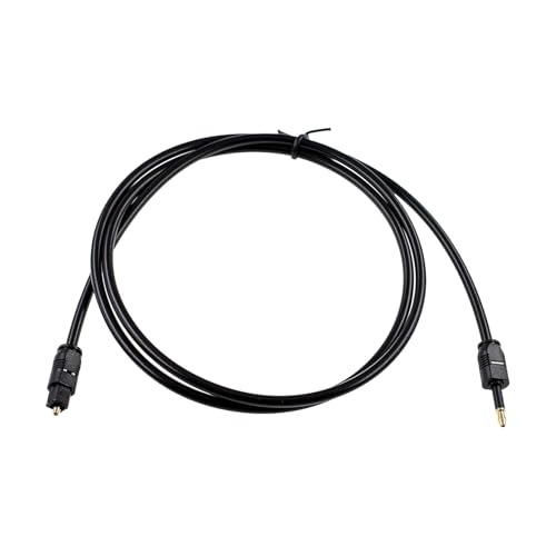 Optisches Audiokabel Toslink auf Mini Toslink, Optical Audio Cable, Digital Audio Kabel, 24K Vergoldete Stecker für Lautsprecher, Fernseher, Chromecast Audio, Soundboxen, Nicht AUX (3 Meter) Optisches Audiokabel Toslink auf Mini Toslink, Optical Audio Cable, Digital Audio Kabel, 24K Vergoldete Stecker für Lautsprecher, Fernseher, Chromecast Audio, Soundboxen, Nicht AUX (3 Meter)