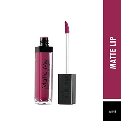 Image of Swiss Beauty Ultra Smooth Matte Lip Liquid Lipstick, Smooth Lip Color, Weightless Finish, Silky Matte Finish, Shade- Wine, 6ml