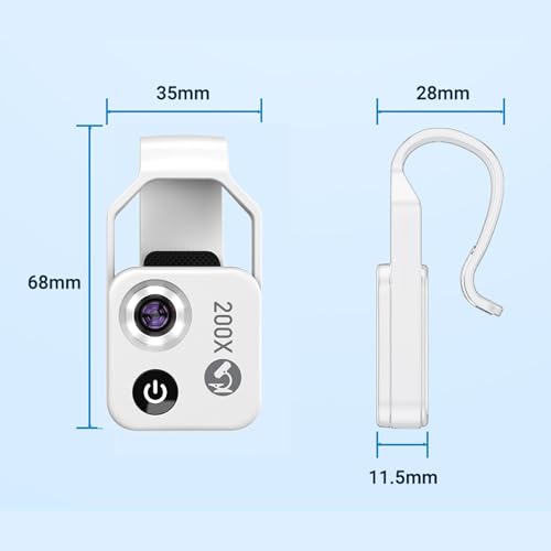Lentille macro smartphone filtre CPL objectif microscope portable - 2