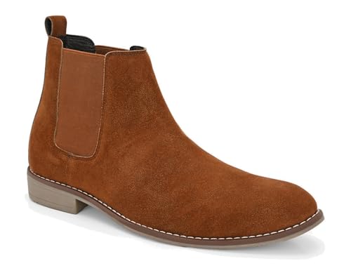 Big Fox Classic Look Chelsea Boots for Men (Beige) - Image 2