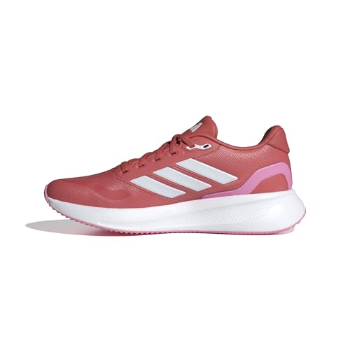 adidas Damen Runfalcon 5 Running Shoes, Better Scarlet/Cloud White/Bliss Pink, 37 1/3 EU