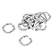ZIZEV Washer, Stainless Steel DIN137 B Wavey Washers 100Pcs Metric Marine Grade Fastener Hardware for Bolt for Screw (M8)