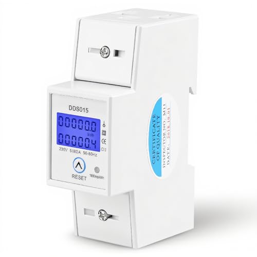 Compteur d'énergie électrique monophasé pour contrôler la consommation d'un studio ou appareil
