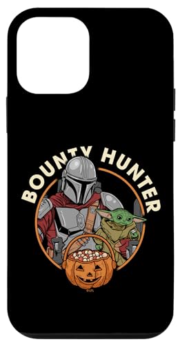 Coque iPhone 12 mini Star Wars The Mandalorian pour Halloween design The Child Bounty Hunter
