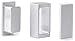 Produktbild D9A91 5,1 x 10,2 cm Vorpressform aus lebensmittelechtem eloxiertem 6061-Aluminium (silberweiß)