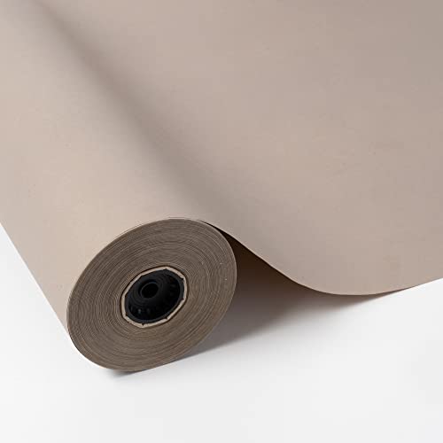 PAKOT | Rollo Papel Kraft 70cm x 100m - Papel para Regalos 100% Reciclado, 60gr - Color Gris Claro - Envuelve tus regalos y productos en un embalaje ecológico y resistente Cover