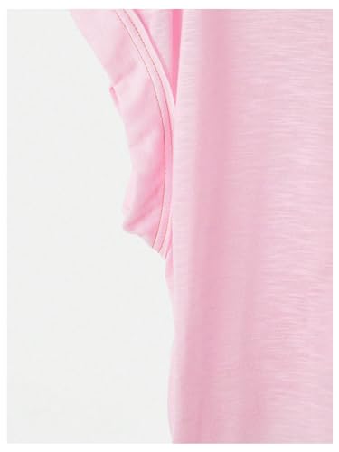 Image of SOLY HUX Women Open Back Tops Workout Backless Tee Casual Athletic Shirts Short Sleeve Oversized Gym T Shirt