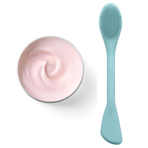 Rampula FMB-EUCALYPTUS GREEN+PINK Facial Cleansing Brush, 2 In 1 Silicone Face Mask Brush & Face Scrubber thumb #4