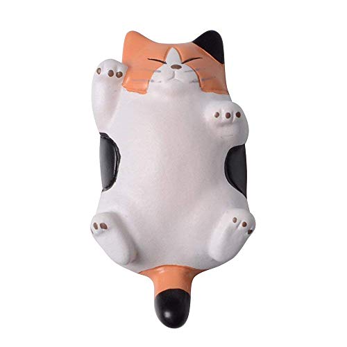 Set de 6 imanes decorativos para refrigerador en forma de gato miniatura 4