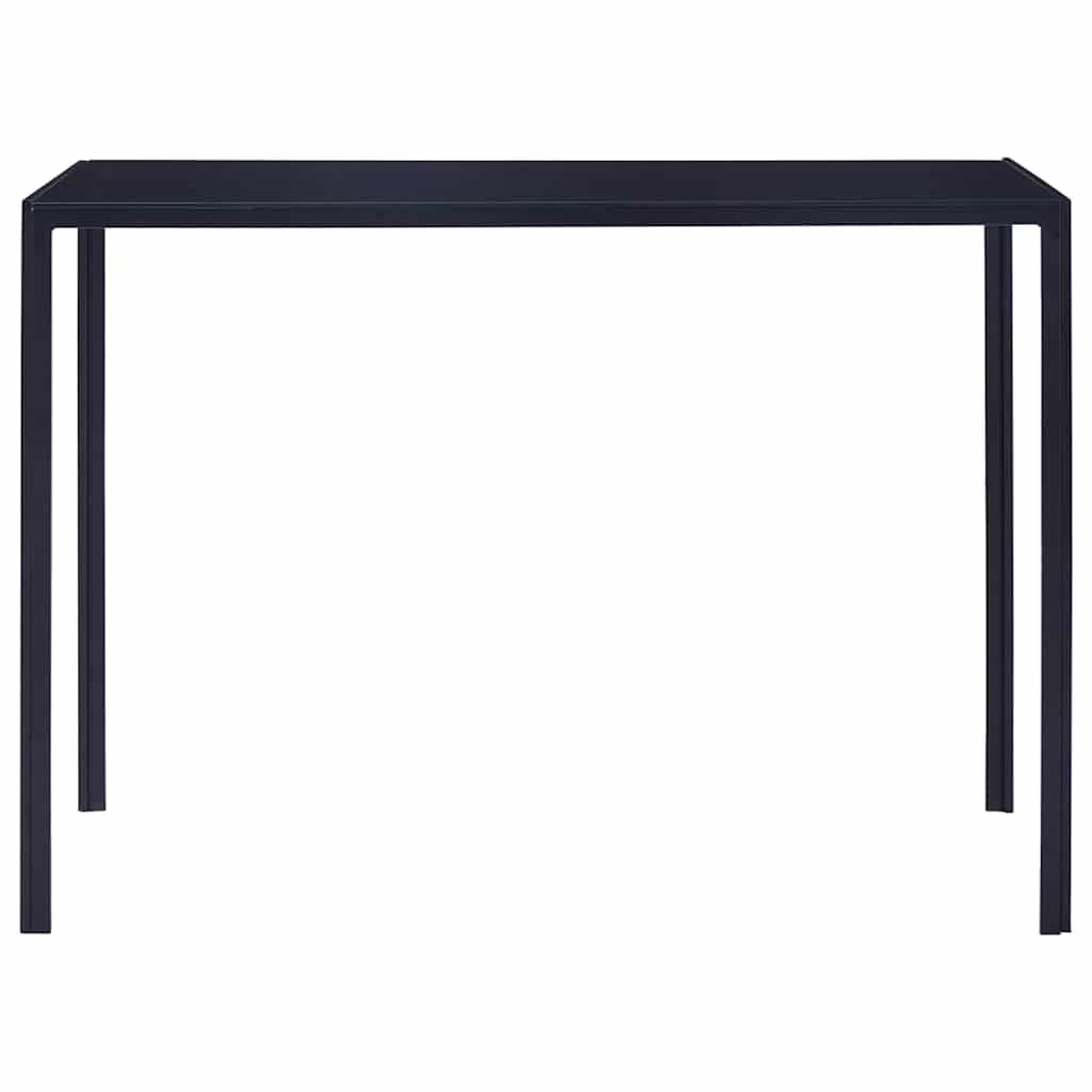 Ensemble de salle à manger 7 pièces, table en verre trempé et 6