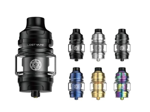 Lost Vape Centaurus Sub Ohm V2 ^N Ag}CU[ 5ml XChgbvtB GAt[ B MaxRCΉ DL/RDL XeX×pCbNX dq^oR VAPE ׃Cv (Black)