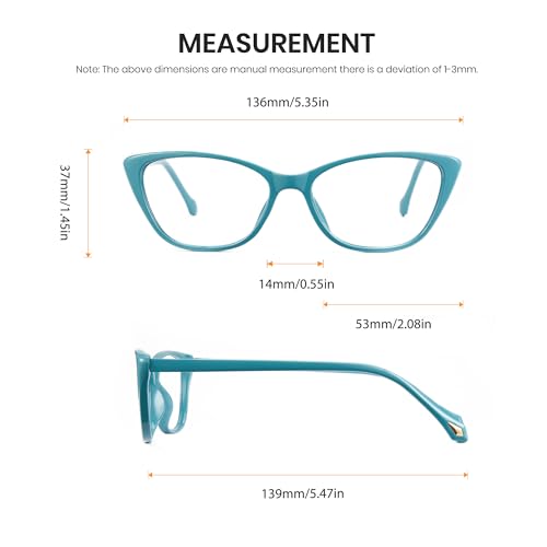 Image of Cyxus Photochromic Glasses for Women with Blue Light Blocking 8192 | UV Protection,Eye Protection,Stylish Cat Eye Style,Ideal for Computer Screen Daily Wear