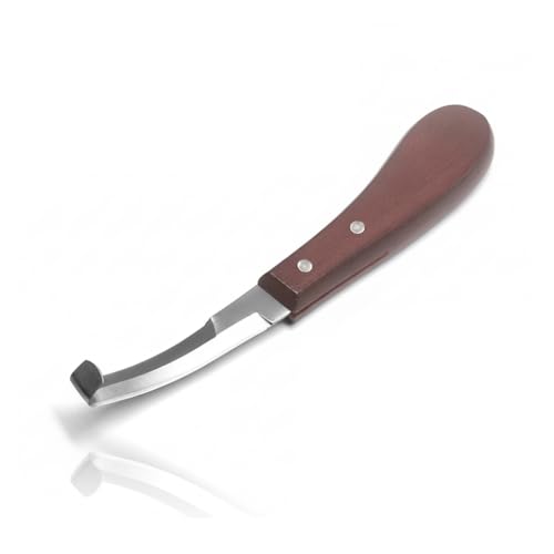 Bot Egg Knife Stainless Steel Blade with Wood Handle | Precision Grooming Tool for Bot Fly Egg Removal | Ergonomic Design Safe for Sensitive Skin Dual-Purpose Mane/Tail Trimming