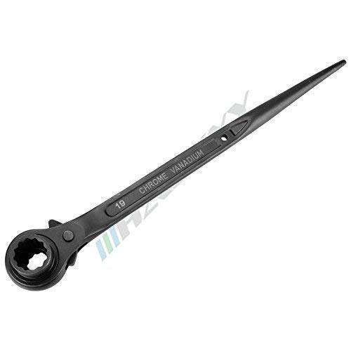 Carraca para Andamiaje 17/19mm Trinquete de Andamio Llaves Carraca Trinquete de Andamio Gerüstbauer-ratsche