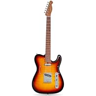Ideal Starter Guitar: Well-suited for beginner and intermediate players looking for a quality instrument with great tone. Striking Flame Maple Top: Features an eye-catching high-gloss flame maple veneer over a resonant mahogany body. Comfortable Neck...