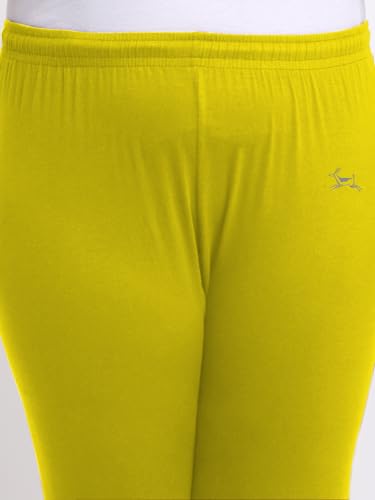 Image of Soft Cotton Ankle Lenght Solid Regular and Plus 35 Colours Leggings for Womens and Girls (Sizes :- M to 6XL)