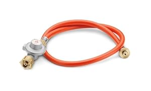 Weber Adapter-Kit für Q100-1000, Go-Anywhere Gas und Performer Deluxe - ermöglicht Anschluss an Gasflasche (LPG) – Silber (8475)