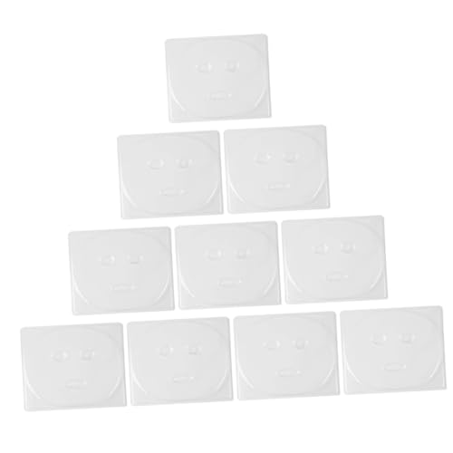 Didiseaon 10 Piezas Molde De Pelar La Placa De La Bandeja De Parches Moldes Fabricante Facial Máscaras Faciales Bandejas Faciales Para Arcilla De Polivinilo