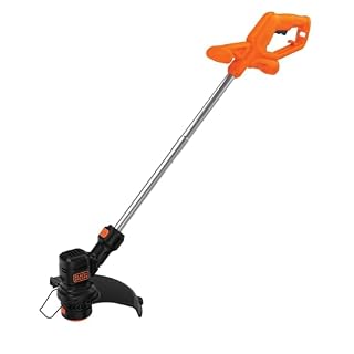 BLACK+DECKER String Trimmer and Weed Wacker, Electric Corded Weed Eater, 13-Inch Cutting Deck, 4 Amp Motor, Lightweight (BEST935)