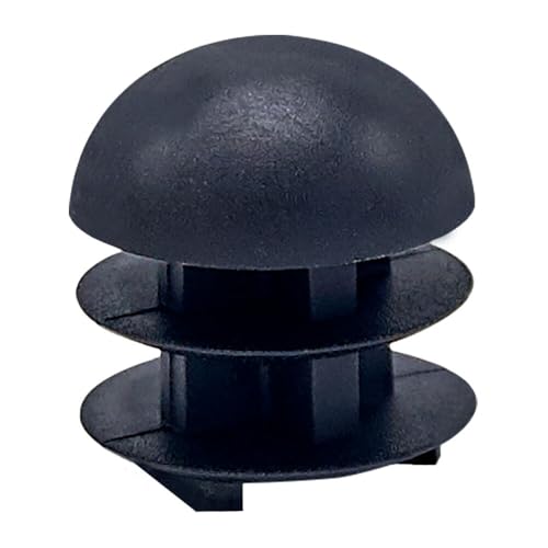 Image of Outwater Plastic 3 /4 inch Dia. Round Tubing Dome End Caps, Finishing Plug for Round Tubing Chair Glide, Floor Protector, Fits Multi Gauge Tubing, USA Made, 50 Pack