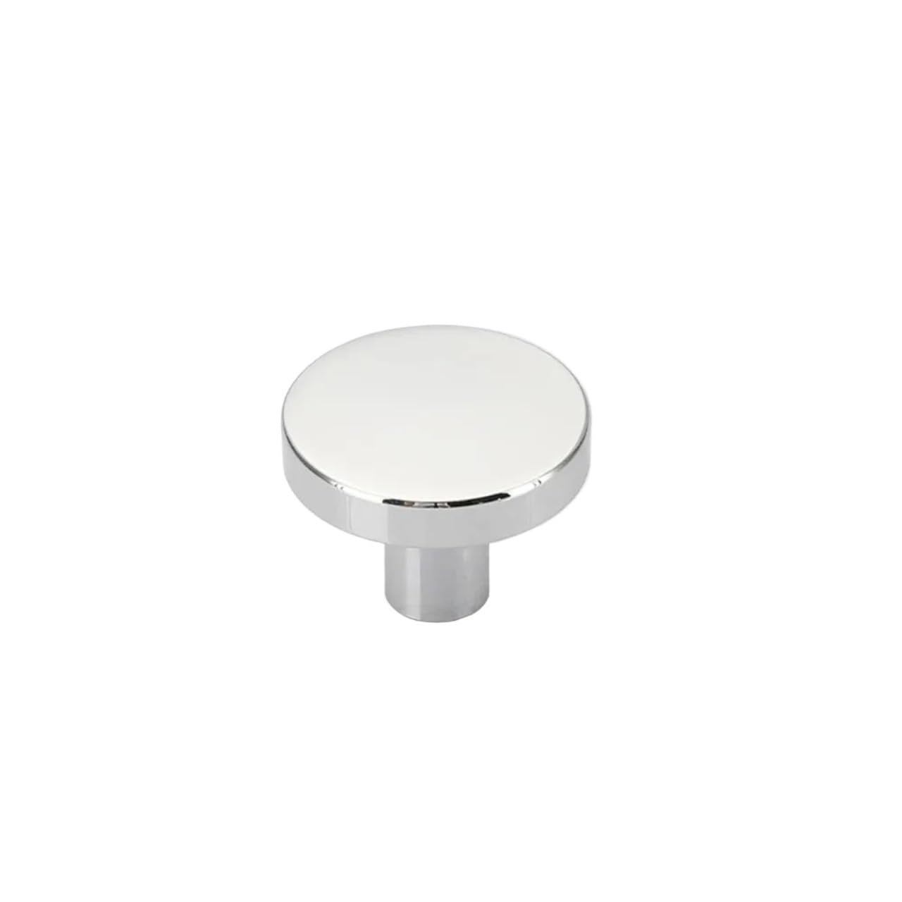 bogniga Handle Knob 10pcs Brass Furniture Handles Shell Simple Colorful Pulls Nordic Pastoral Wardrobe Dresser Knobs Cupboard Cabinet Drawer Round(Bright Silver)