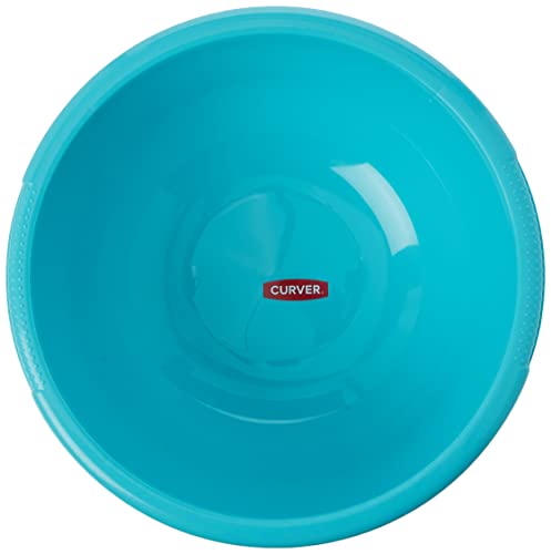 Curver 228034 Waschschüssel, rund, 6,3 l, Kunststoff, türkis, 32 x 32 x 14 cm