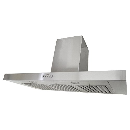 Kobe Rax2130Sqb-Wm-1 Brillia 30-Inch Wall Mount Range Hood, 3-Speed, 750 Cfm, Fits Ceiling Height 7'-8.5' #TOP2