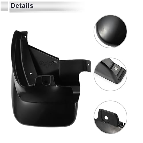 Image of X AUTOHAUX 1set Front and Rear Mud Flaps Splash Guards Mud Guards for Subaru Forester 2005-2008 W /Mount Accessories