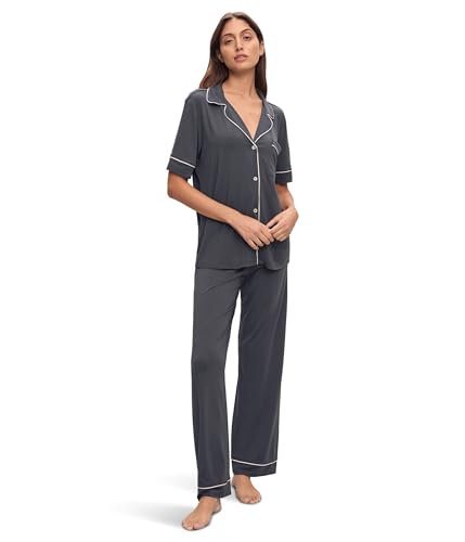 Image of Eberjey Gisele Short Sleeve Pant PJ Set