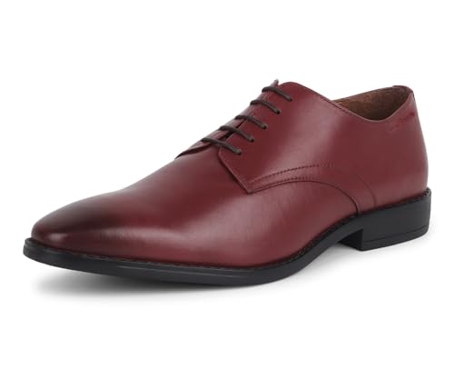 Image of LOUIS STITCH Formal Derby Lace Up Shoes for Men | Handcrafted Italian Leather Mens Shoes (LSNRXPL)