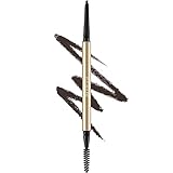 FOCALLURE Eyebrow Pencil,Dual-Sided Brow Brush,Long Lasting & Smudge Proof Definer Eye Brow Pen Makeup,Retractable,Ultra Fine Tip,Fills in Sparse Areas and Gaps,Deep Brown