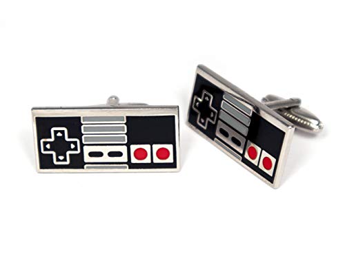 Sharedimagination Nes Nintendo Tie Clip, Super Nintendo Controller Cufflinks, Retro Gaming Jewelry, Snes Cuff Links, Super Mario Brothers Legend Of Zelda Metroid Wedding Groomsman Groomsmen Gifts #TOP1