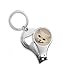 Cat White Kitty Pet Animal Relax Nail Nipper Ring Key Chain Bottle Opener Clipper