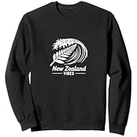 Vibraciones neozelandesas: Silver Ferns y Surf de Olas Sudadera