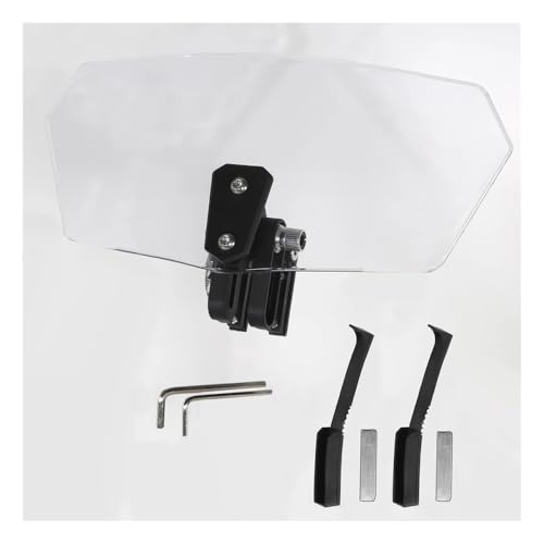 Déflecteur de vent pour moto contre la fatigue du pare-brise