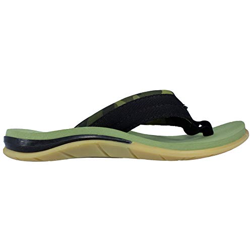 Chinelo Kenner Action Gel Force Hkl-01 40 Preto/Verde