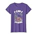 F-CAW-F Raven Crow I'm Hiking T-Shirt, Women, Purple Heather, Large